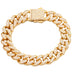 Miami Gold Curb Cuban Bracelet