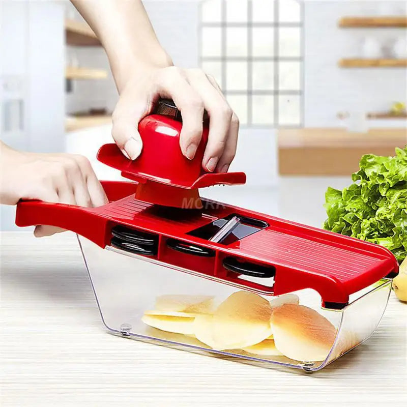 Multifunction Kitchen Slicer 6 Blades – Orange Dope