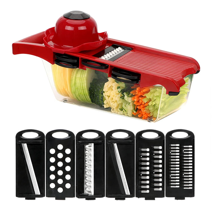 Multifunction Kitchen Slicer 6 Blades